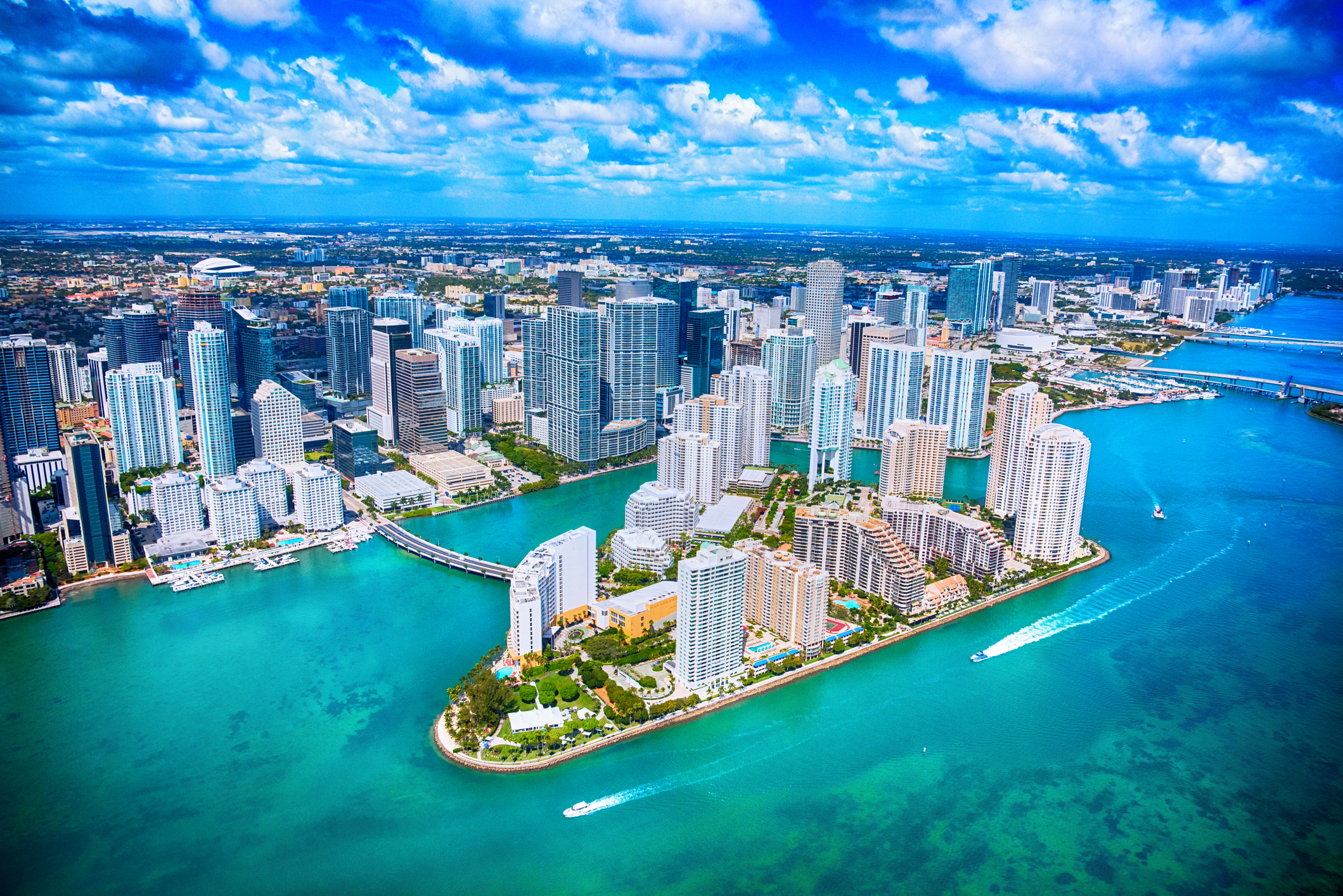 Miami brickell skyline